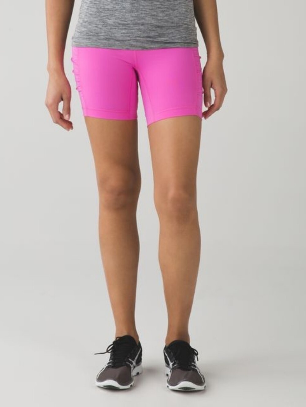 Lululemon Athletica Speed Track Pink Paradise Hot Pink Workout Shorts | Size 8